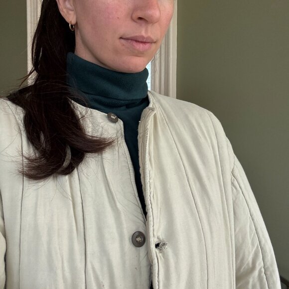 Rawson Vintage Green Cotton Quilt Liner Jacket (S/M) - Picture 3 of 8